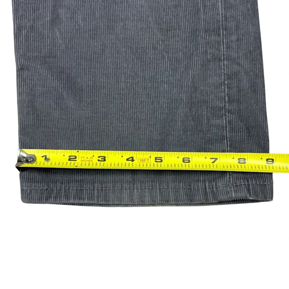 Levi's 514 Straight Leg Gray Corduroy‎ Pants Men's 36x30 FLAWS